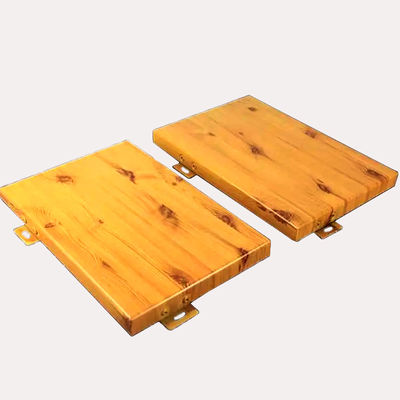 comprare 2 mm-6 mm pannello di rivestimento per pareti in alluminio colore legno per decorazioni esterne / interne online manufacture