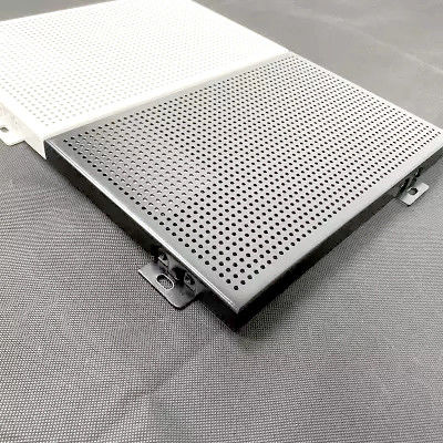 comprare Fogli di alluminio perforati rivestiti in PVDF per decorazioni murali interne / esterne online manufacture