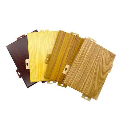comprare Fogli di alluminio perforati in legno emulativo spessore 1,5-6 mm per decorazioni interne online manufacture