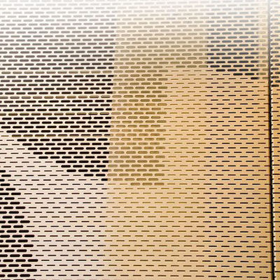 comprare 1.5mm - 3mm Perforato di alluminio pannello murario decorativo resistenza chimica online manufacture