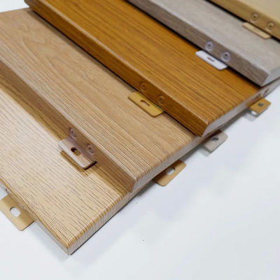 comprare Rivestimenti murali Di colore solido Interni / esterni Architettonici Pannelli in alluminio a grano di legno online manufacture