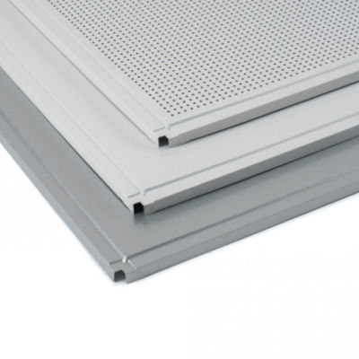 comprare 0.5mm 0.6mm 0.7mm 0.8mm 1.0mm Piastra di soffitto in alluminio 300x300mm O 600x600mm online manufacture