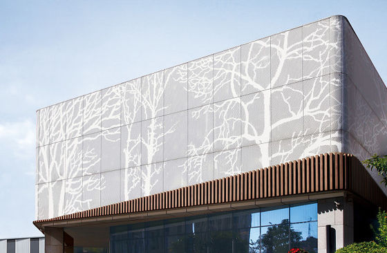 comprare Moderno rivestimento di pareti metalliche per facciate esterni pannelli di facciata in alluminio parete tenda in alluminio online manufacture