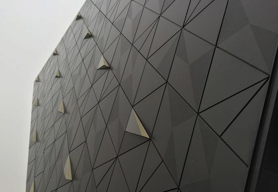 comprare Perforazione Griglia di metallo estesa per la facciata Rete di rivestimento Fogli di maglia di metallo Griglia di metallo estesa pannello di facciata online manufacture