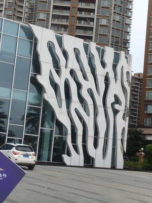 comprare Nuovo Decorativo Esterno Commerciale Acp Esterno Fassata Igniferabile Materiali Pannello Rivestimento Esterno 3D Rivestimento in alluminio online manufacture
