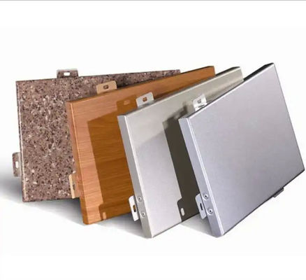 comprare Pannello di rivestimento PVDF in alluminio per rivestimento di pareti esterne Pannelli di alluminio a grano di legno online manufacture