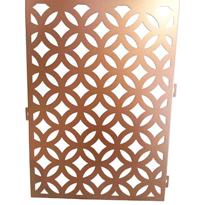 comprare pannello di rivestimento per pareti di alluminio perforato a prova di UV e di decorazione per pareti di tende a schermo online manufacture
