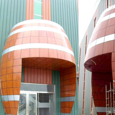 comprare Faccata dell'edificio coperta da pannelli di rivestimento in alluminio con disegni personalizzati online manufacture