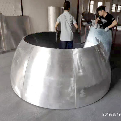 comprare pannelli di rivestimento iperbolici in alluminio rivestiti in PVDF per la decorazione degli edifici online manufacture