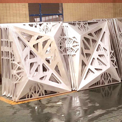 comprare Pannelli di rivestimento in alluminio protuberante 3D perforati per decorazioni di facciate di edifici eleganti online manufacture