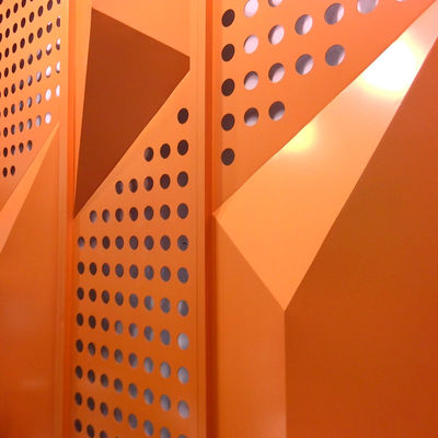 comprare pannello di metallo perforato 3D di alluminio per il rivestimento delle pareti online manufacture