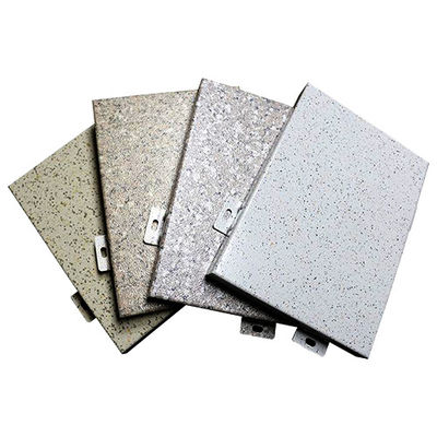 comprare Pannello di rivestimento per pareti di tende in metallo di alluminio a bassa manutenzione con colori di pietra artificiale online manufacture