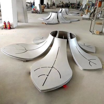 comprare Pannello di metallo di alluminio iperbolico personalizzabile per decorazioni di facciate commerciali online manufacture