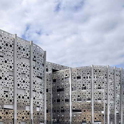 Pannelli di rivestimento in alluminio perforato, pannelli di alluminio leggeri per edifici