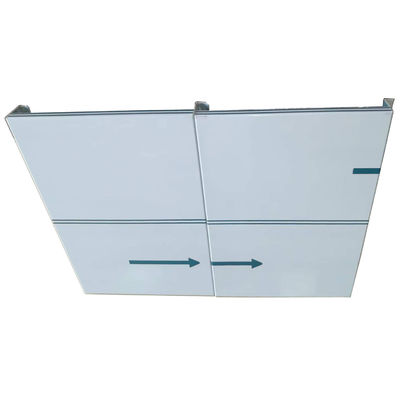 Pannelli di alluminio ondulato, pannelli di alluminio piatto per la decorazione del soffitto sospeso