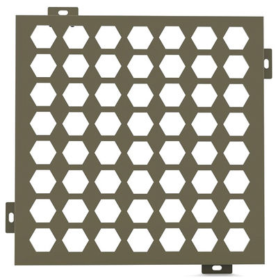 pannelli di rivestimento in alluminio perforato resistenti ai raggi UV per la decorazione di pareti o soffitti a cortina