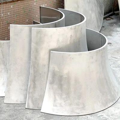 Pannelli in alluminio a doppia curva con design estetico elegante per la decorazione degli edifici