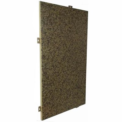 Pannello di rivestimento di pareti in alluminio esterno e interno con colore di pietra per la decorazione degli edifici